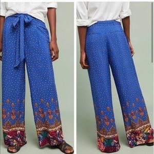 Anthropologie Ett Twa wide leg pants size 2